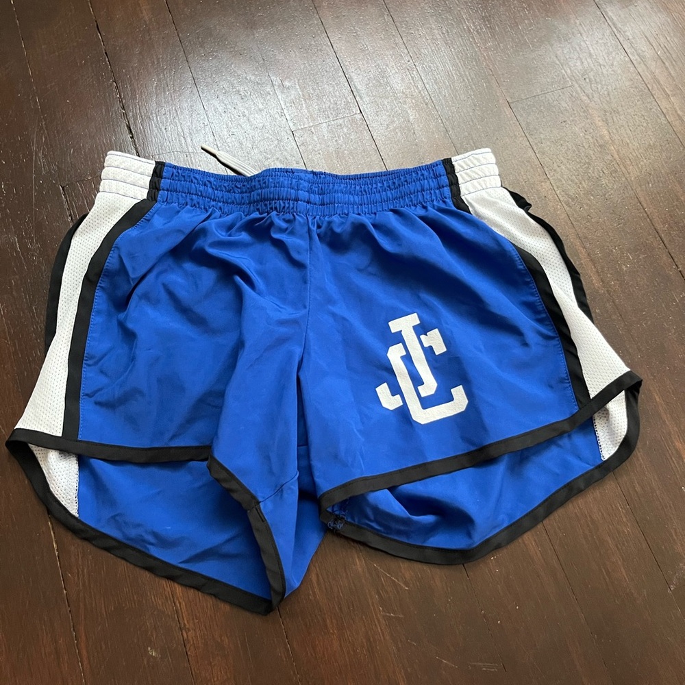 Nike Blue and White Athletic Shorts